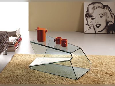 Contemporary Glass Coffee Tables Collection by Tunelli