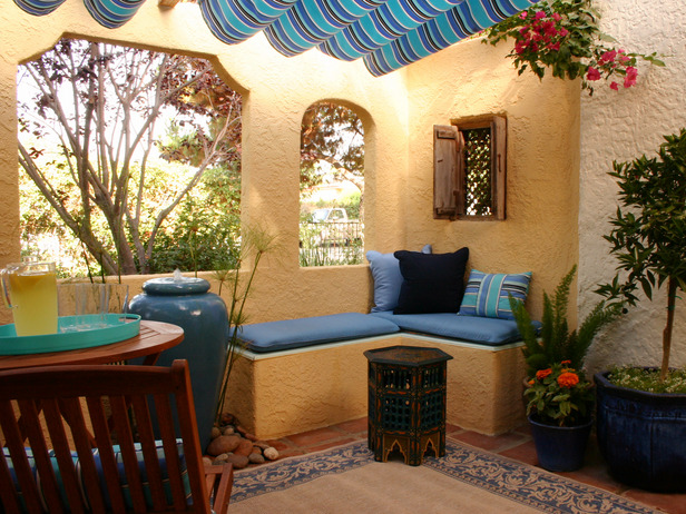 Colorful Outdoor Rooms - Outdoor - Colorful
