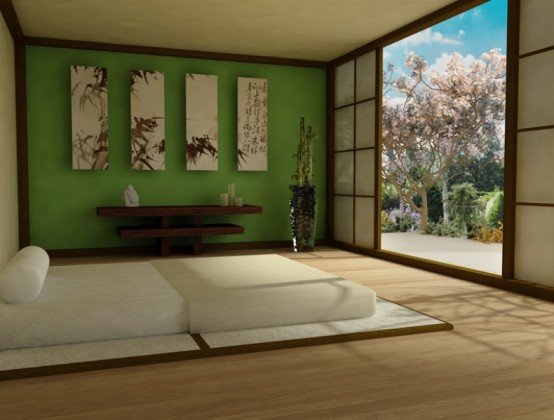 Asian Style Zen Bedroom Designs
