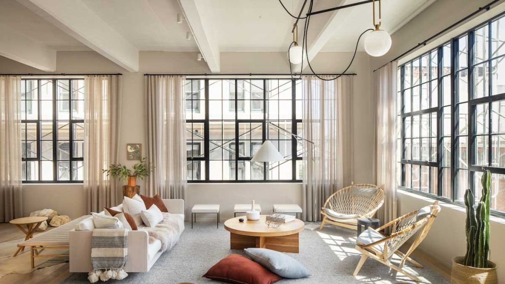 New York loft apartment in one of Brooklyn's last factory conversions