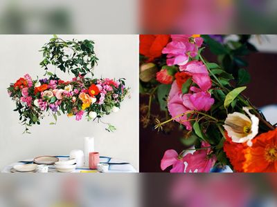 Floral Chandeliers Are Taking Over Dining Rooms