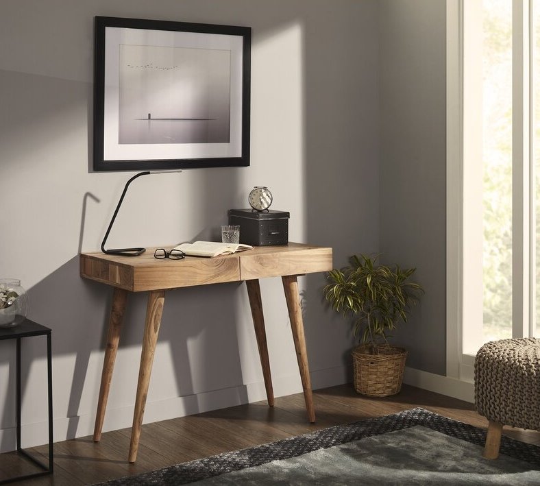 12 Small Desk Ideas And Tips For Tiny, Wooden Desk Ideas