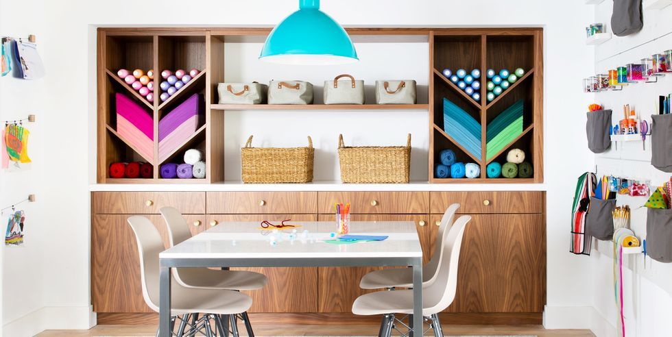 15 Craft Room Ideas That Will Inspire You to Finally Tackle That Big Project