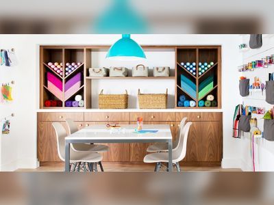 15 Craft Room Ideas That Will Inspire You to Finally Tackle That Big Project