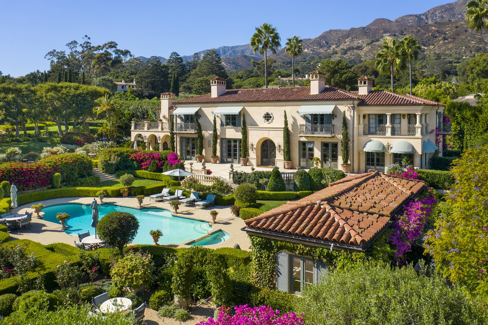 A Lavish, Landscaped Estate Seeks $18M in Montecito, CA