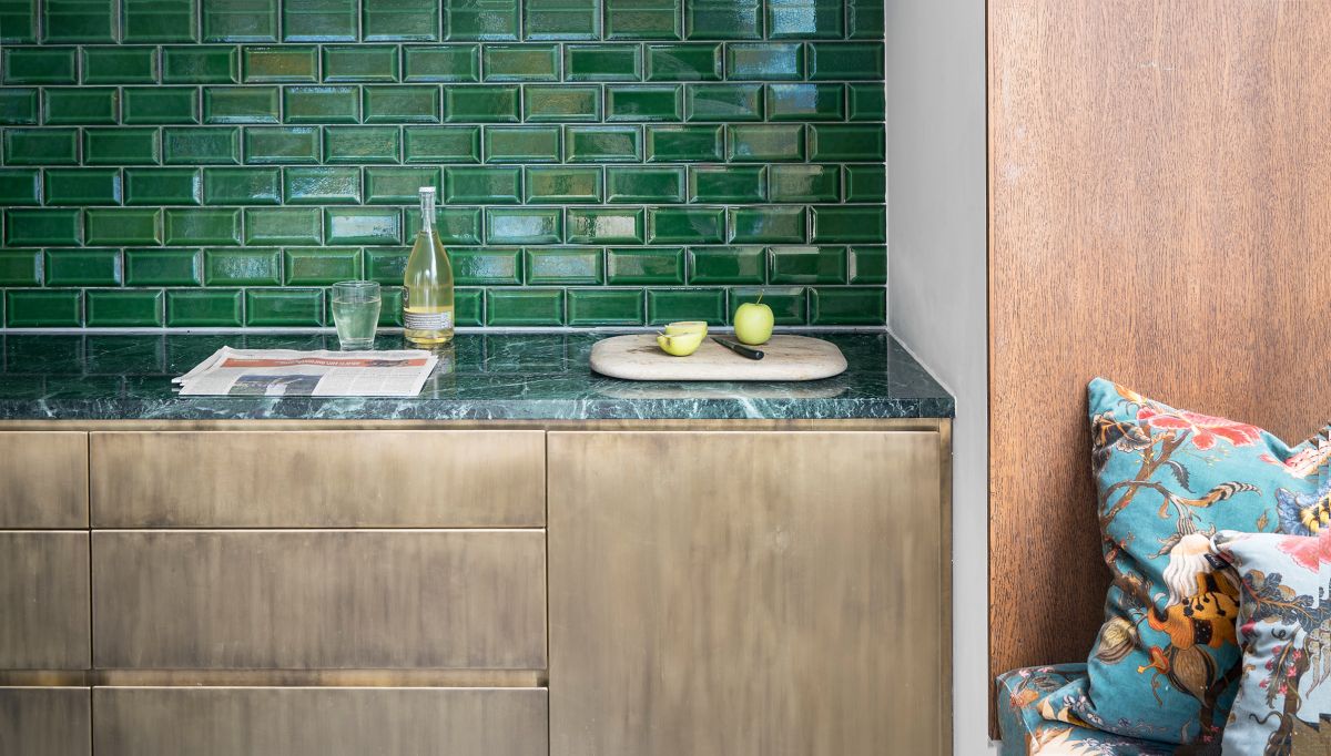 Dare to join the colored kitchen countertops trend? Designers reveal everything you need to know
