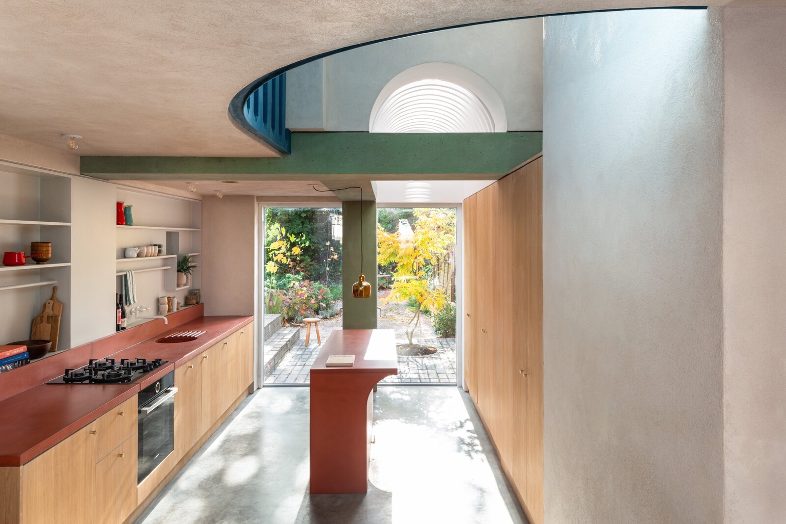 In London, an Old Victorian Becomes a Wonderland of Colored Concrete