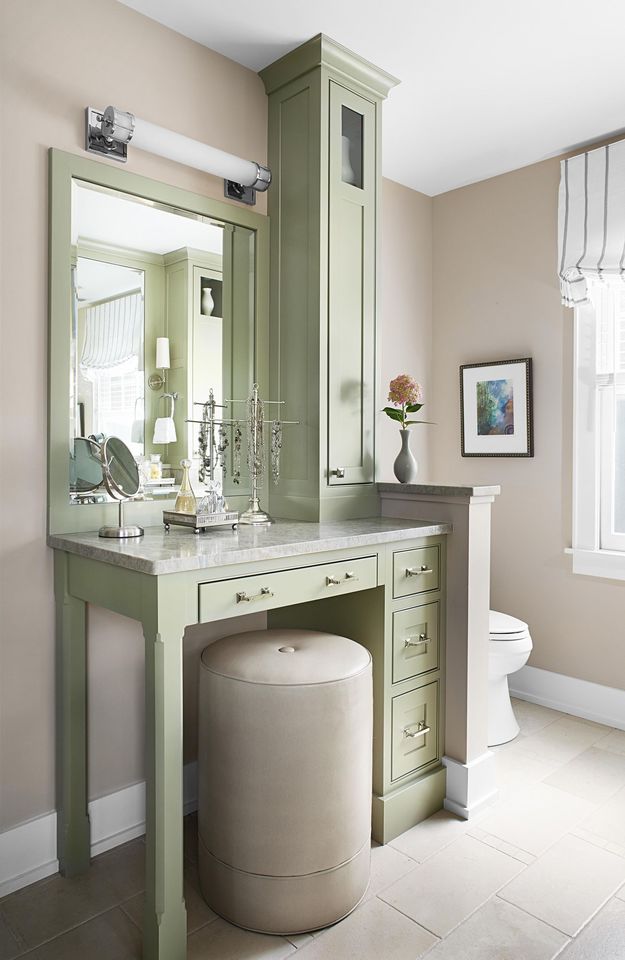 Can you put a makeup vanity in a bathroom?