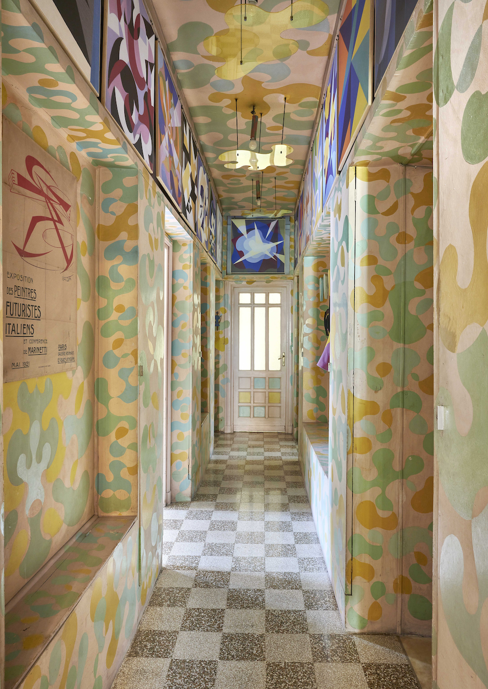 An Italian Futurist’s Kaleidoscopic Apartment Welcomes Visitors Into a Vibrant World of Color