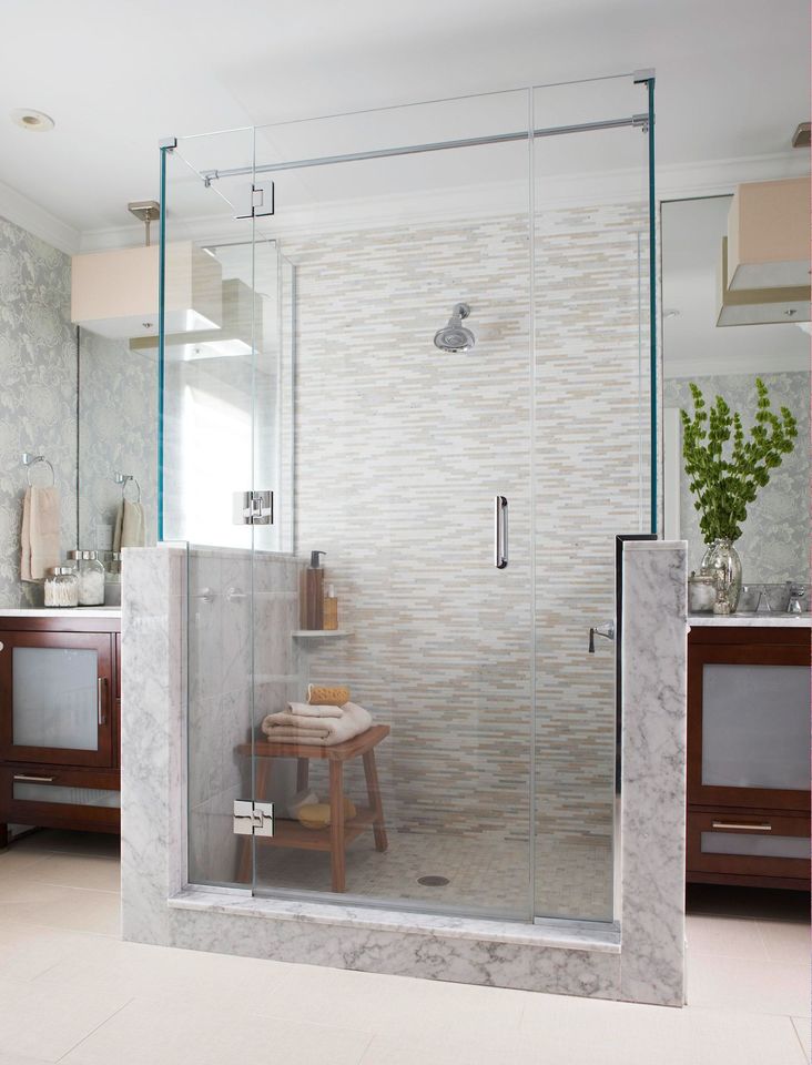 33 Stylish Ideas for Walk-In Shower Seats