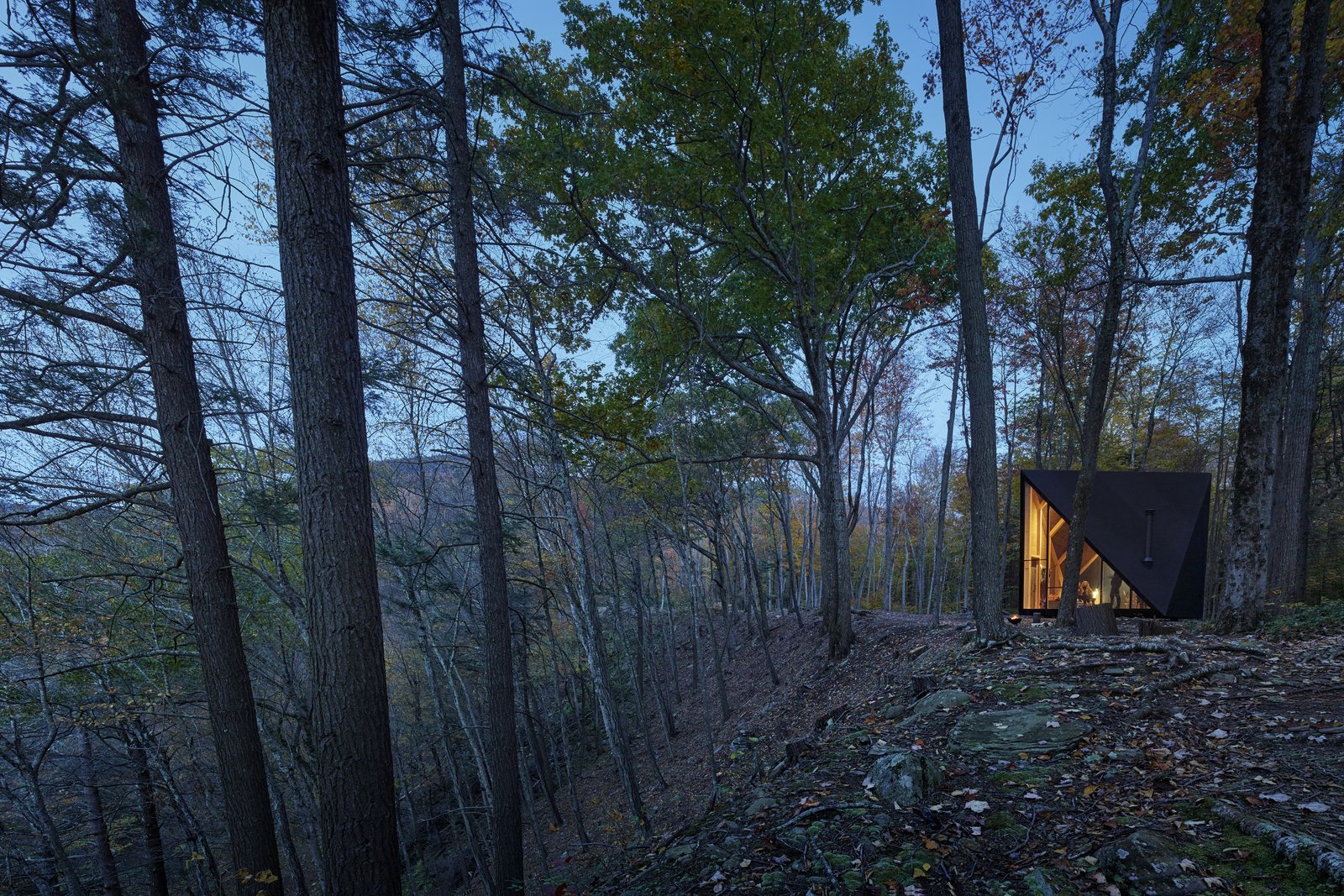 This Sleek, Angular Tiny Home Is Not Your Average A-Frame Cabin