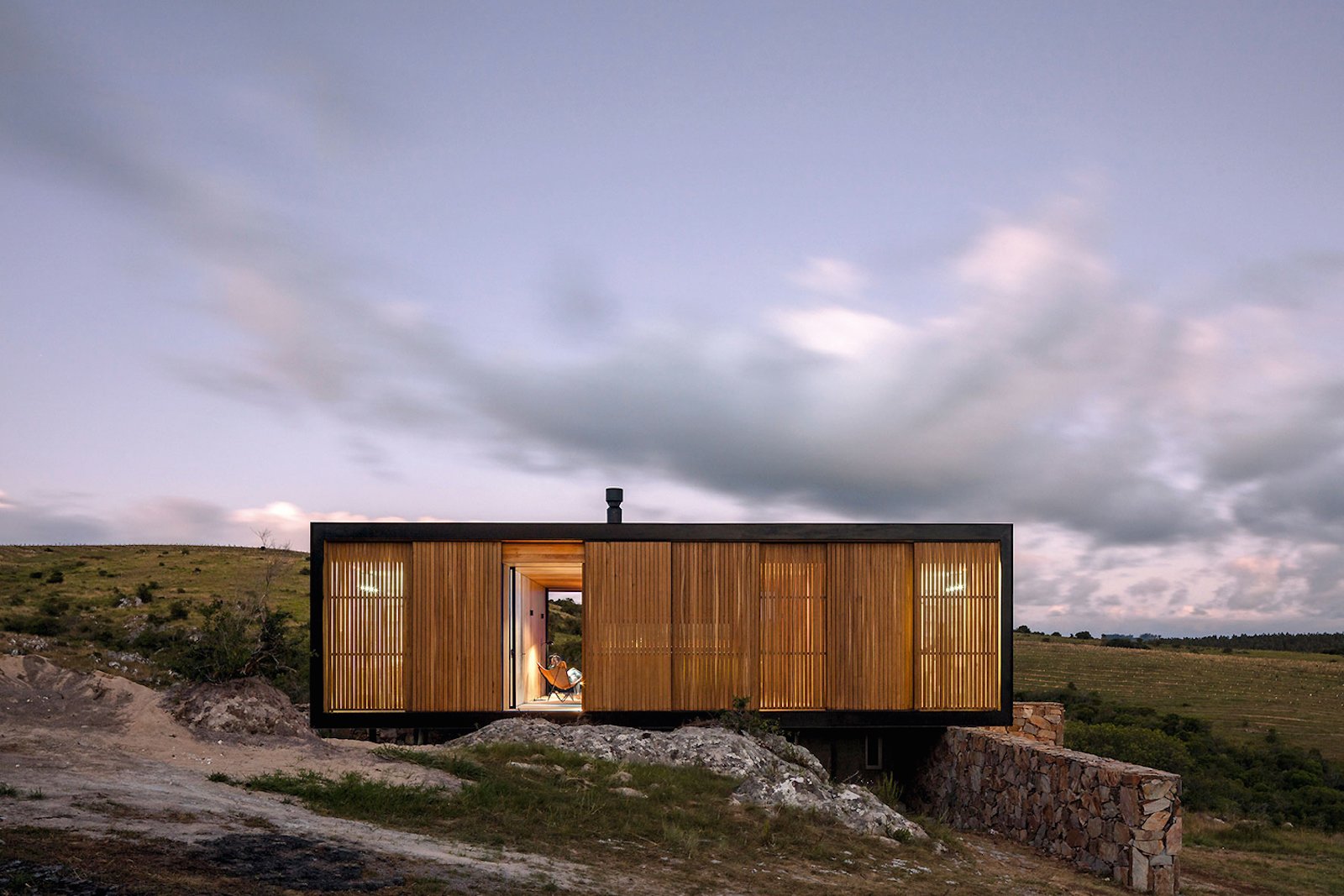 A Remote Prefab in Uruguay Is Completely Self-Sufficient
